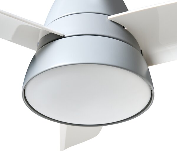 Stropní ventilátor se světlem STRAWBERRY s dálkovým ovládáním LED Šedá