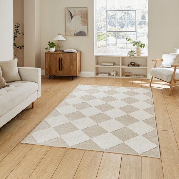 Bílo-béžový pratelný koberec 160x230 cm Lyna Beige&White – Think Rugs