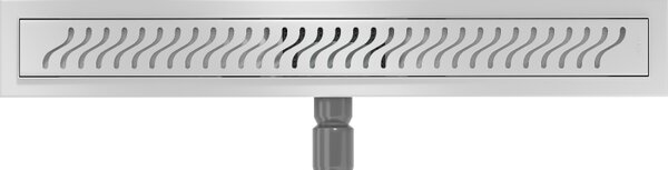 Mexen Flat nerezový sprchový žlab 50 cm vzor M09, 1028050-15