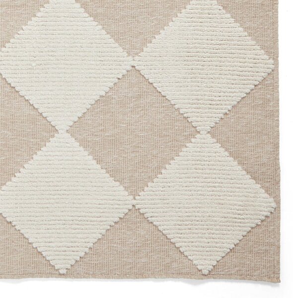 Bílo-béžový pratelný koberec 160x230 cm Lyna Beige&White – Think Rugs
