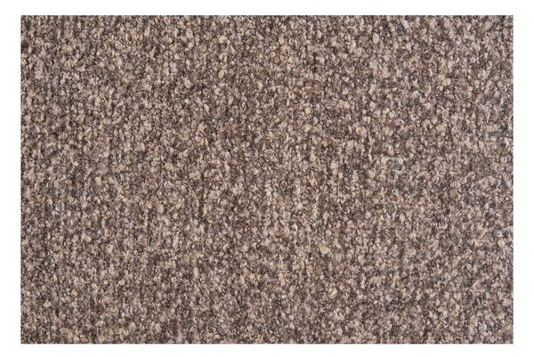 Pohovka Aurora, 3místná, bouclé, hnědá, 226×106×69 cm – House Nordic