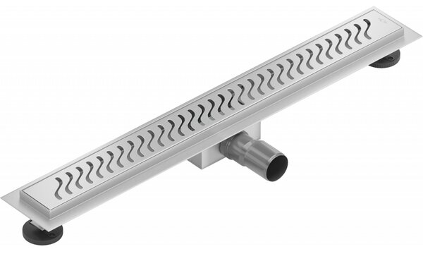 Mexen Flat nerezový sprchový žlab 50 cm vzor M09, 1028050-15