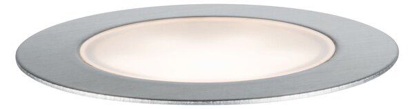 Paulmann 93692 Plug&Shine Floor Eco, základní set zápustných svítidel do terasy 3x1W LED 3000K stmívatelné, stříbrná, IP65