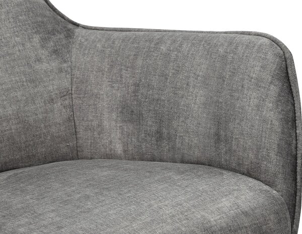 Křeslo VOGUE šedá samet otočné Nábytek | Obývací pokoj | Křesla | Klasická