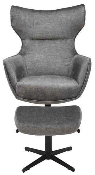 Křeslo VOGUE šedá samet otočné Nábytek | Obývací pokoj | Křesla | Klasická