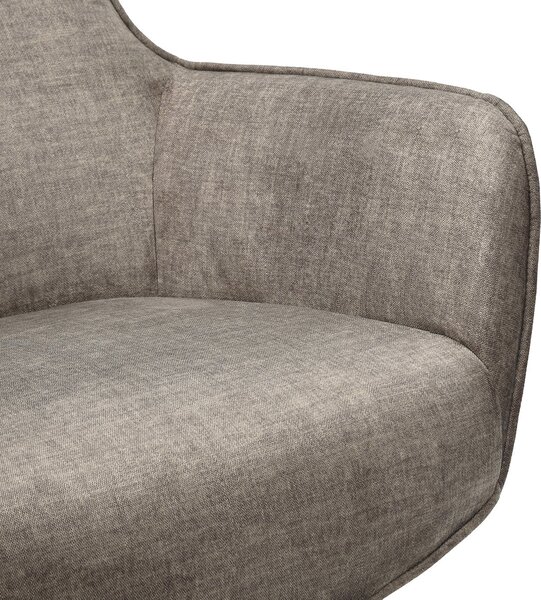 Křeslo VOGUE taupe samet otočné Nábytek | Obývací pokoj | Křesla | Klasická