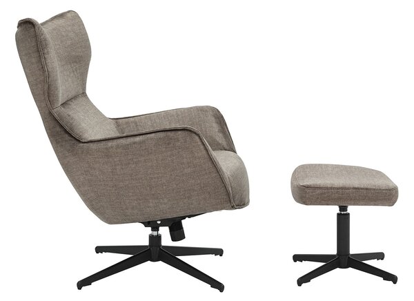 Křeslo VOGUE taupe samet otočné Nábytek | Obývací pokoj | Křesla | Klasická
