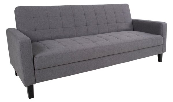 Pohovka Milton, 3místná, tmavě šedá, 205×110×87 cm – House Nordic