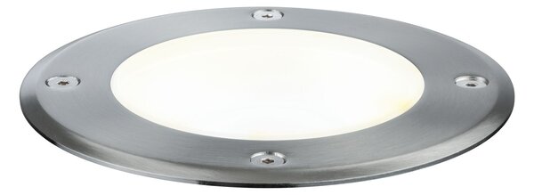 Paulmann 93908 Plug&Shine RL, zápustné svítidlo s nastavitelným směrem svícení 6W LED 3000K, nerez, prům. 14cm, IP67