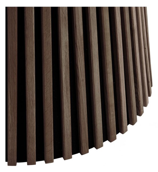 Jídelní stůl Osaka smoked, kulatý, dubová dýha, Ø140×75 cm – House Nordic