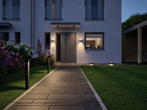 Paulmann 93917 Plug&Shine SML, venkovní svítidlo na podlahu, 2x3W LED 3000K, antracit, výška 15,5cm, IP67