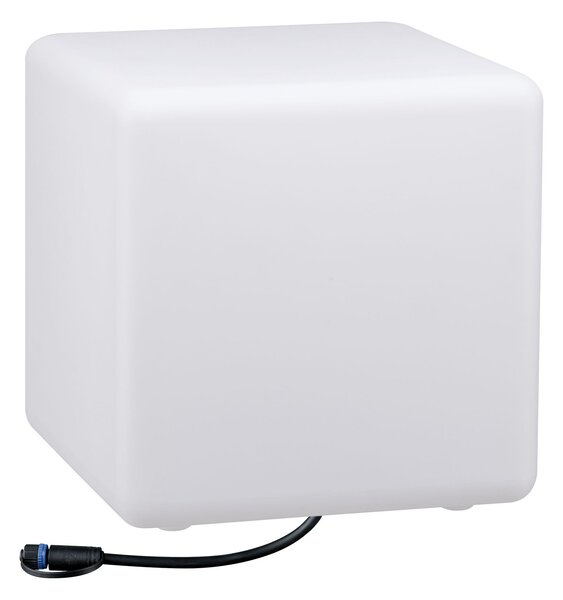 Paulmann 94181 Plug&Shine Cube, venkovní světelný objekt 6,5W LED 3000K, 30x30x30cm, IP67