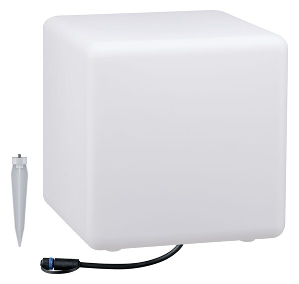 Paulmann 94181 Plug&Shine Cube, venkovní světelný objekt 6,5W LED 3000K, 30x30x30cm, IP67