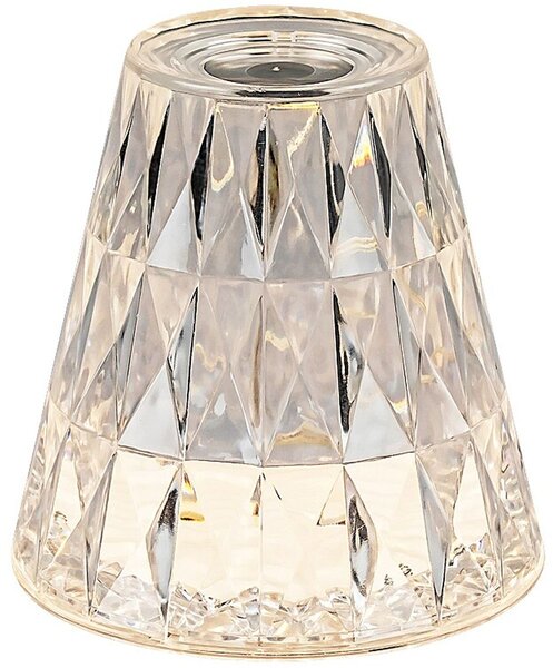 Rabalux Siggy stolní lampa 1x2 W průhledná 76004
