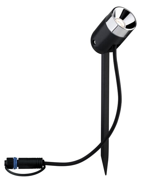 Paulmann 94241 Plug&Shine Pike, zahradní reflektor s trnem 3,5W LED 3000K, antracit, IP65