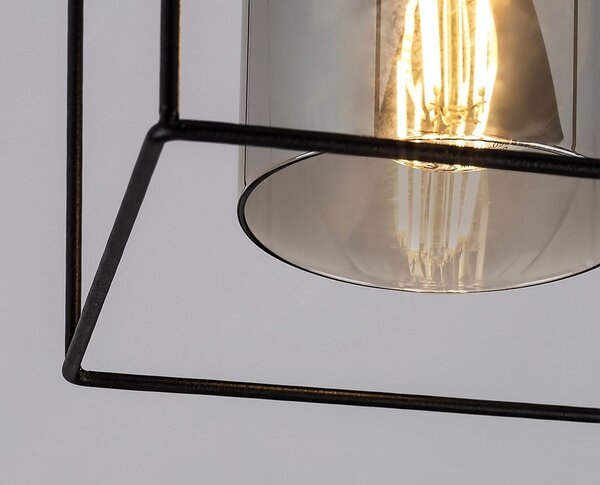 Rabalux Chadwick stropní světlo 1x25 W černá-kouřová 71031