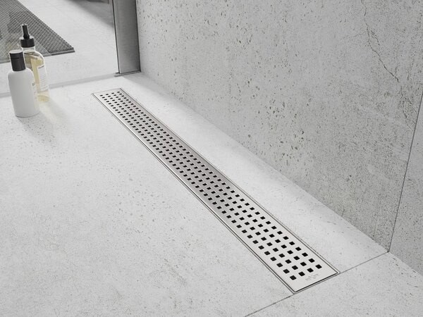 Mexen Flat nerezový sprchový žlab 50 cm vzor M08, 1025050-15