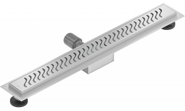 Mexen Flat nerezový sprchový žlab 50 cm vzor M09, 1028050-15