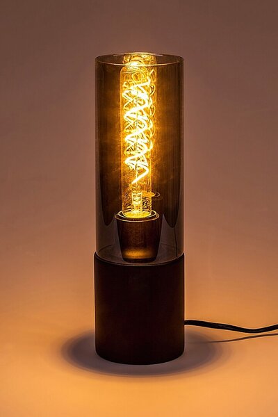 Rabalux Ronno stolní lampa 1x25 W černá-kouřová 74050