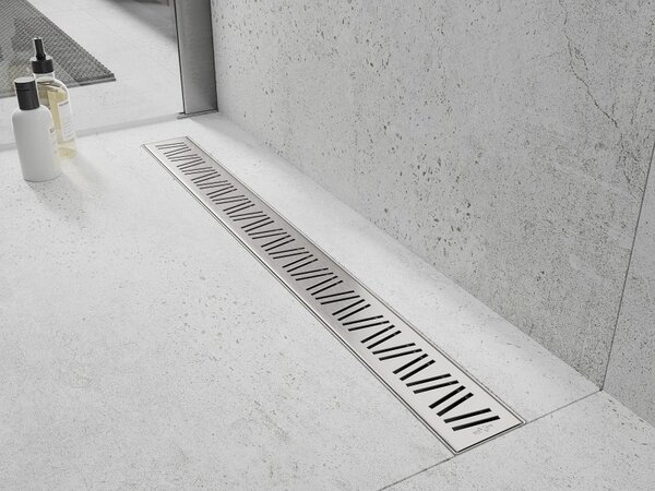 Mexen Flat nerezový sprchový žlab 50 cm vzor M22, 1029050-15