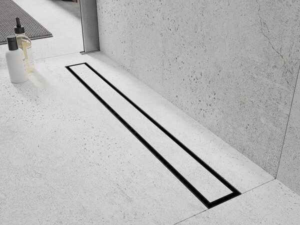 Mexen Flat 360° M13 sprchový žlab 2v1, 60 cm, broušený grafit, 1E10060-40