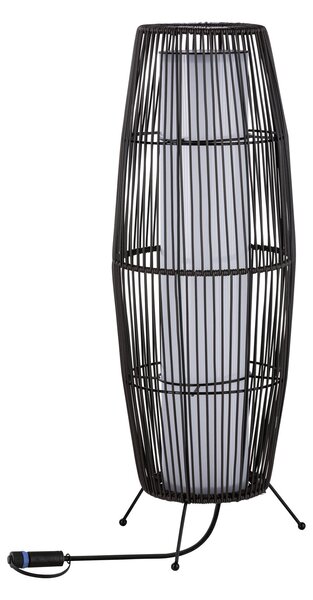 Paulmann 94320 Plug&Shine ratanová lucerna LED 7,8W 3000K antracit, výška 60cm, IP44