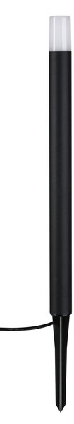Paulmann 94537 Plug&Shine Flarea, vekovní černé sloupkové svítidlo LED 3,6W 3000K, výška 60cm , IP65