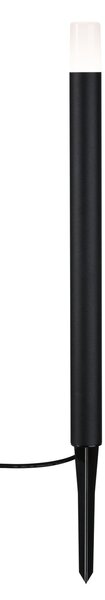Paulmann 94537 Plug&Shine Flarea, vekovní černé sloupkové svítidlo LED 3,6W 3000K, výška 60cm , IP65