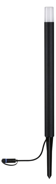 Paulmann 94537 Plug&Shine Flarea, vekovní černé sloupkové svítidlo LED 3,6W 3000K, výška 60cm , IP65