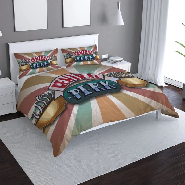 Sablio Povlečení Seriál přátelé CENTRAL PERK Abstrakce - 140x200 / 90x70