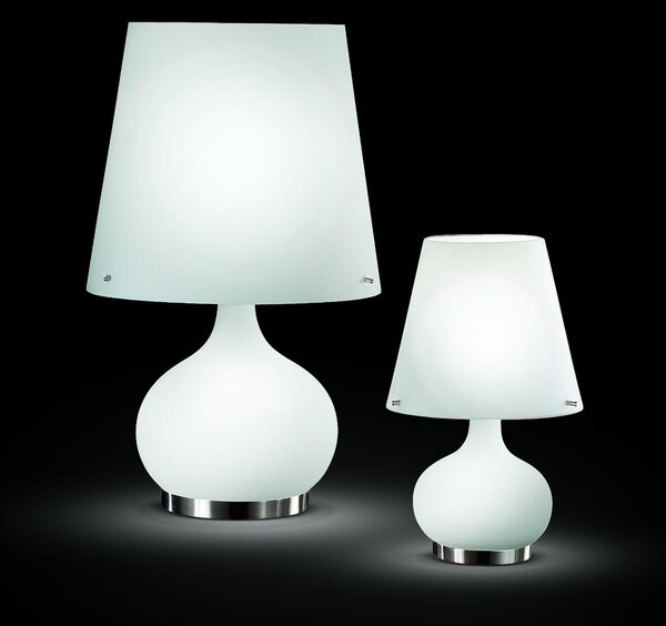 Fabas 2533-34-102 Ade, stolní baňatá lampička, 1x60 + 1x25W, 2 vypínače, výška: 33cm
