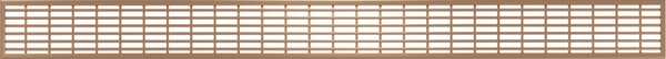 Mexen Flat M33 krytka žlabu 50 cm, měděná matná, 1C33050