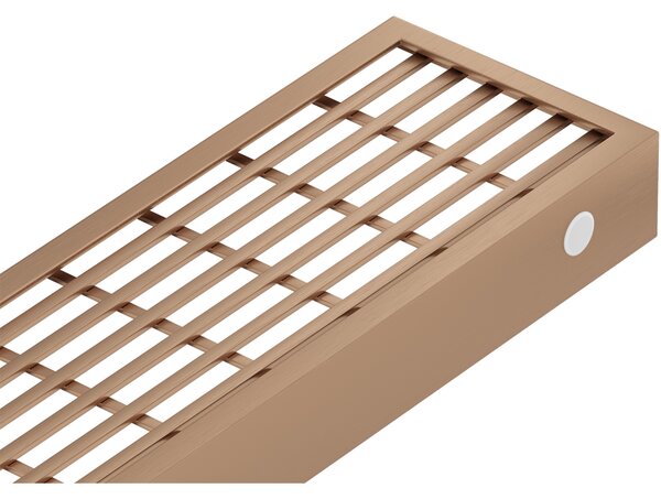 Mexen Flat M33 krytka žlabu 80 cm, měděná matná, 1C33080