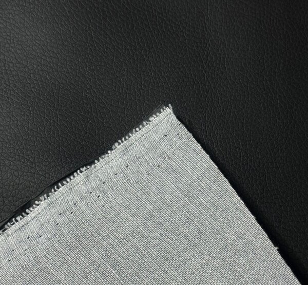 Ekokůže SOFT koženka v metráži, 380 g/m², šíře 145 cm, černá