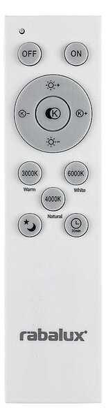 Rabalux Černé závěsné LED svítidlo Tesia 600mm 60W CCT s DO 71041