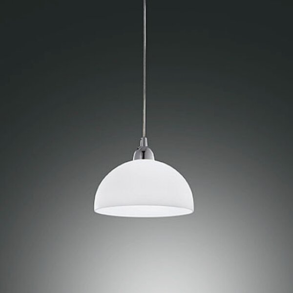 Fabas 2908-44-102 Nice 2908, závěsné svítidlo, 1x60W, kov, bílé stínítko o průměru 26cm