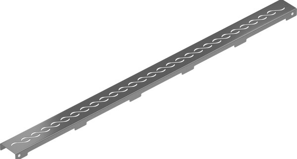 Mexen Flat M18 krytka žlabu 80 cm, broušený grafit, 1E23080