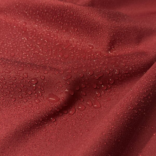 Vodoodpudivá látka Oxford s PU zátěrem, 200 g/m², šíře 160 cm, bordo