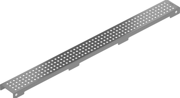Mexen Flat M08 krytka žlabu 60 cm, broušený grafit, 1E25060