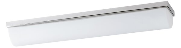 Osmont SYL44539 Sylvia D1, nástěnné svítidlo nad zrcadlo do koupelny s dekorativním límcem leštěná nerez, 3xE14 28W, IP44, délka 62cm