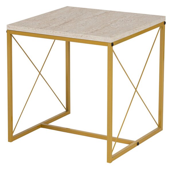 Konferenční stolek Defne Gold Travertine