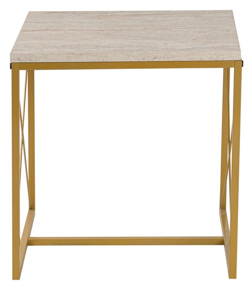 Konferenční stolek Defne Gold Travertine