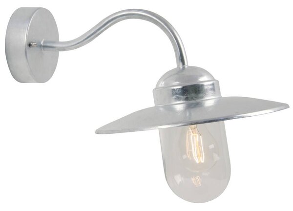 Nordlux 22671031 Luxembourg Sensor, venkovní nástěnné svítidlo, 1xE27 max 60W, kov, pokovená, IP54, šířka 39cm