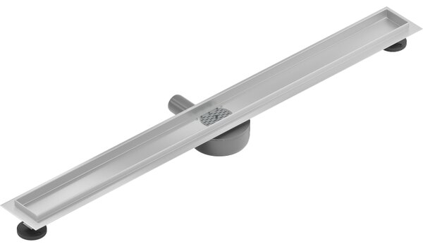 Mexen Flat nerezový sprchový žlab 80 cm s rotačním 360° sifonem - tělo žlabu bez krytu, nerez, 1040080