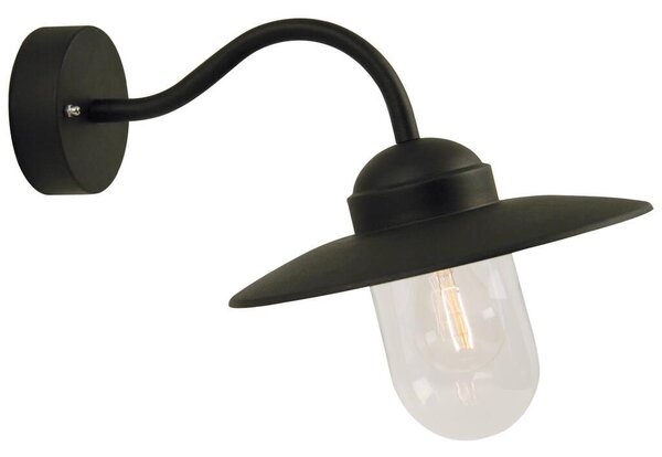 Nordlux 22671003 Luxembourg, venkovní nástěnné svítidlo, 1xE27 max 60W, kov, černá, IP54, šířka 39cm