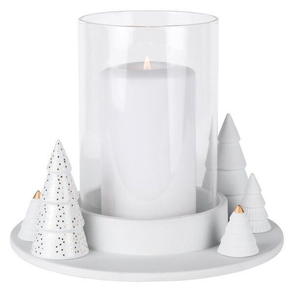 Räder Porcelánový svícen s jedličkami - Fir trees