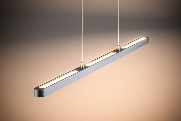 Paulmann 95375 Lento, matně chromové lineární svítidlo se svícením nahoru-dolu pro Urail, 42W LED 2700K stmívatelné, délka 100cm