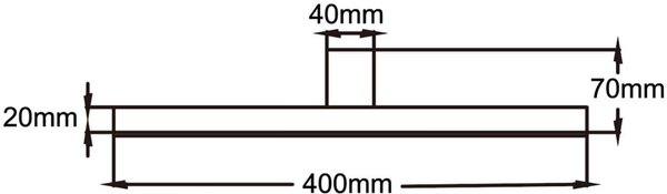 Light Prestige Nevada nástěnné svítidlo 1x12 W černá LP-778/1WMBK
