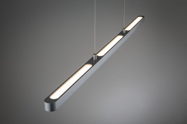 Paulmann 95375 Lento, matně chromové lineární svítidlo se svícením nahoru-dolu pro Urail, 42W LED 2700K stmívatelné, délka 100cm