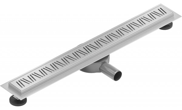 Mexen Flat 360° M22 rotační sprchový žlab 50 cm, nerez, 1029050-40